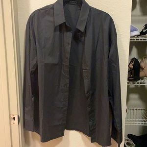 PRETTY LITTLE THING OVERSIZED COTTON BUTTON UP